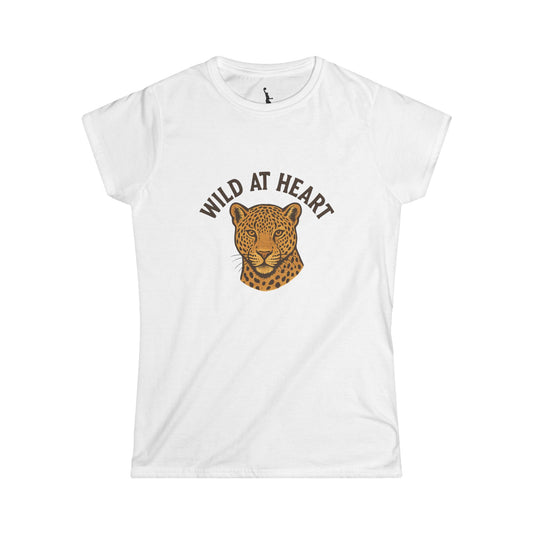 Wild at Heart Leopard Tee — Women’s Graphic T‑Shirt