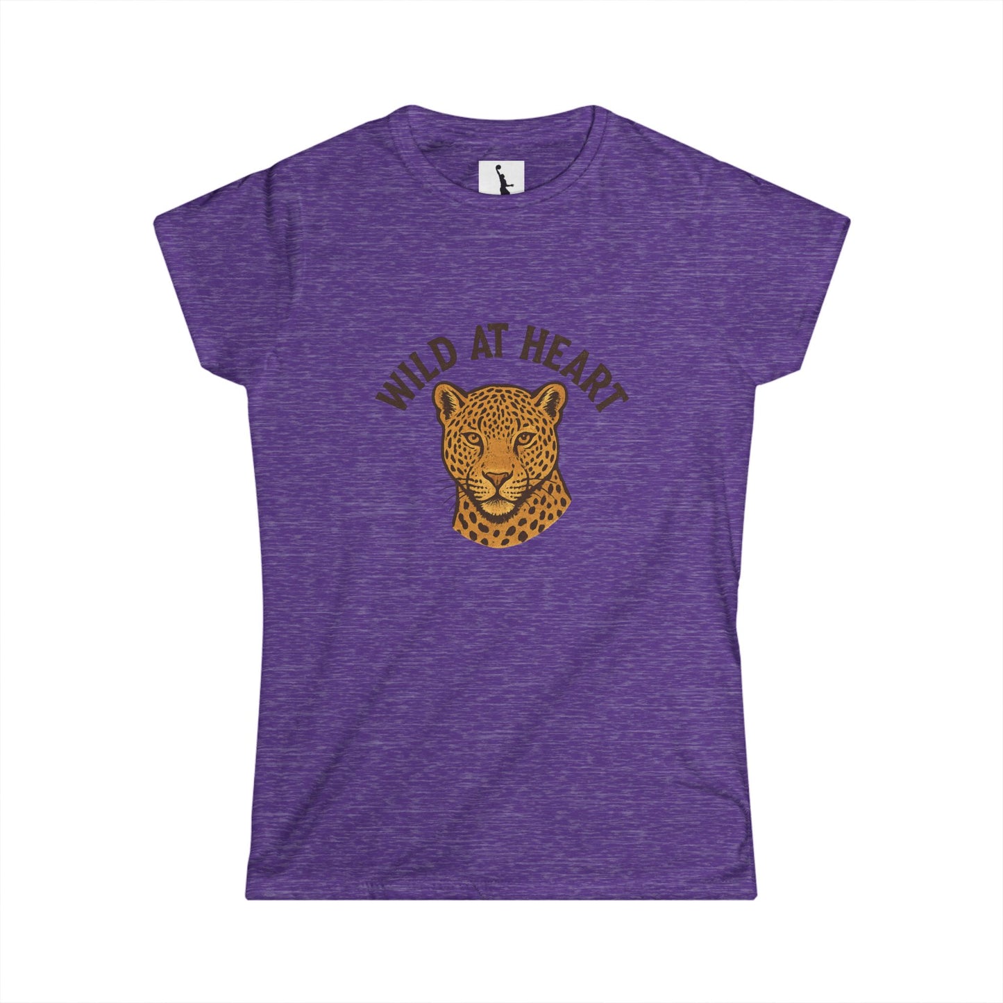 Wild at Heart Leopard Tee — Women’s Graphic T‑Shirt