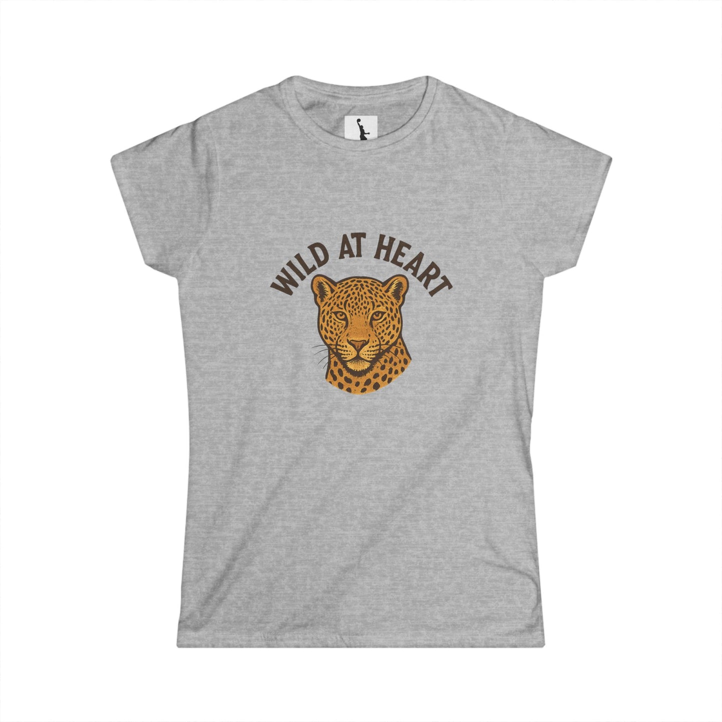 Wild at Heart Leopard Tee — Women’s Graphic T‑Shirt