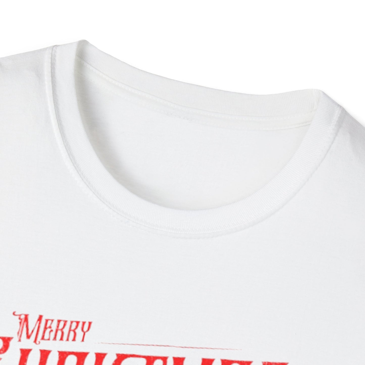 Christmas Skateboard Santa T-Shirt – 'Merry Christmas' Retro Skate Santa Tee