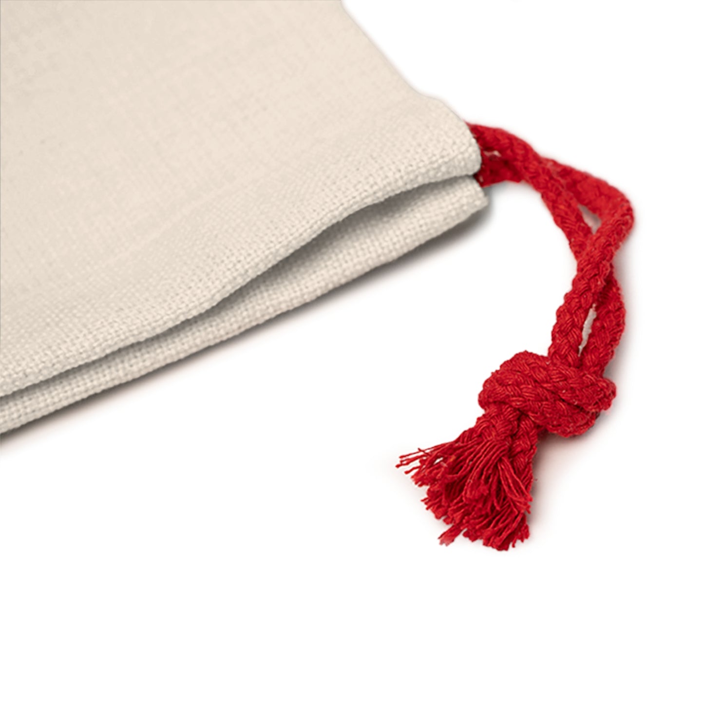 Christmas Gift Bag — 'Merry Christmas and Happy New Year' Drawstring Favor Bag