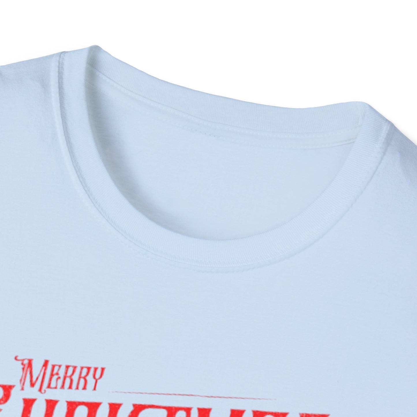 Christmas Skateboard Santa T-Shirt – 'Merry Christmas' Retro Skate Santa Tee