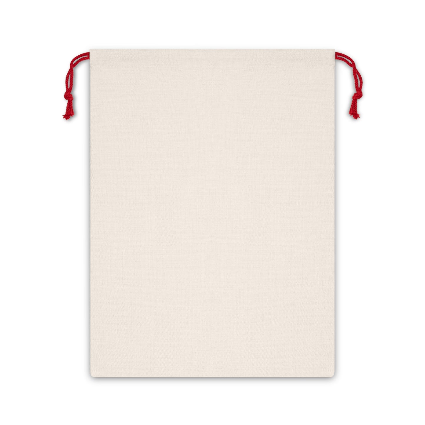 Christmas Gift Bag — 'Merry Christmas and Happy New Year' Drawstring Favor Bag