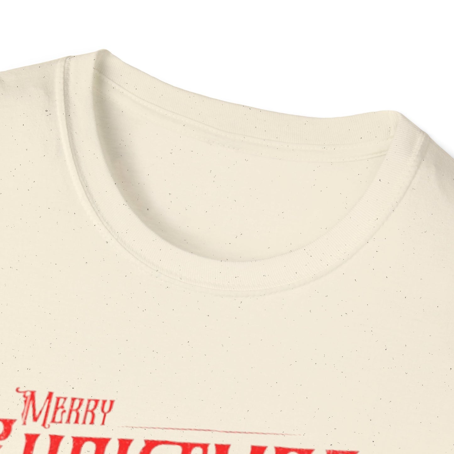 Christmas Skateboard Santa T-Shirt – 'Merry Christmas' Retro Skate Santa Tee