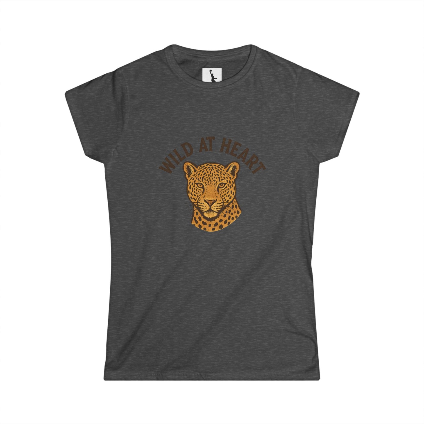 Wild at Heart Leopard Tee — Women’s Graphic T‑Shirt