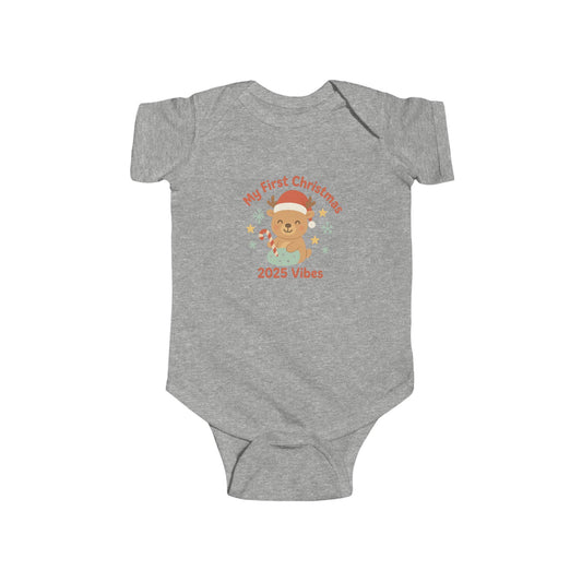 My First Christmas 2025 Vibes Baby Bodysuit