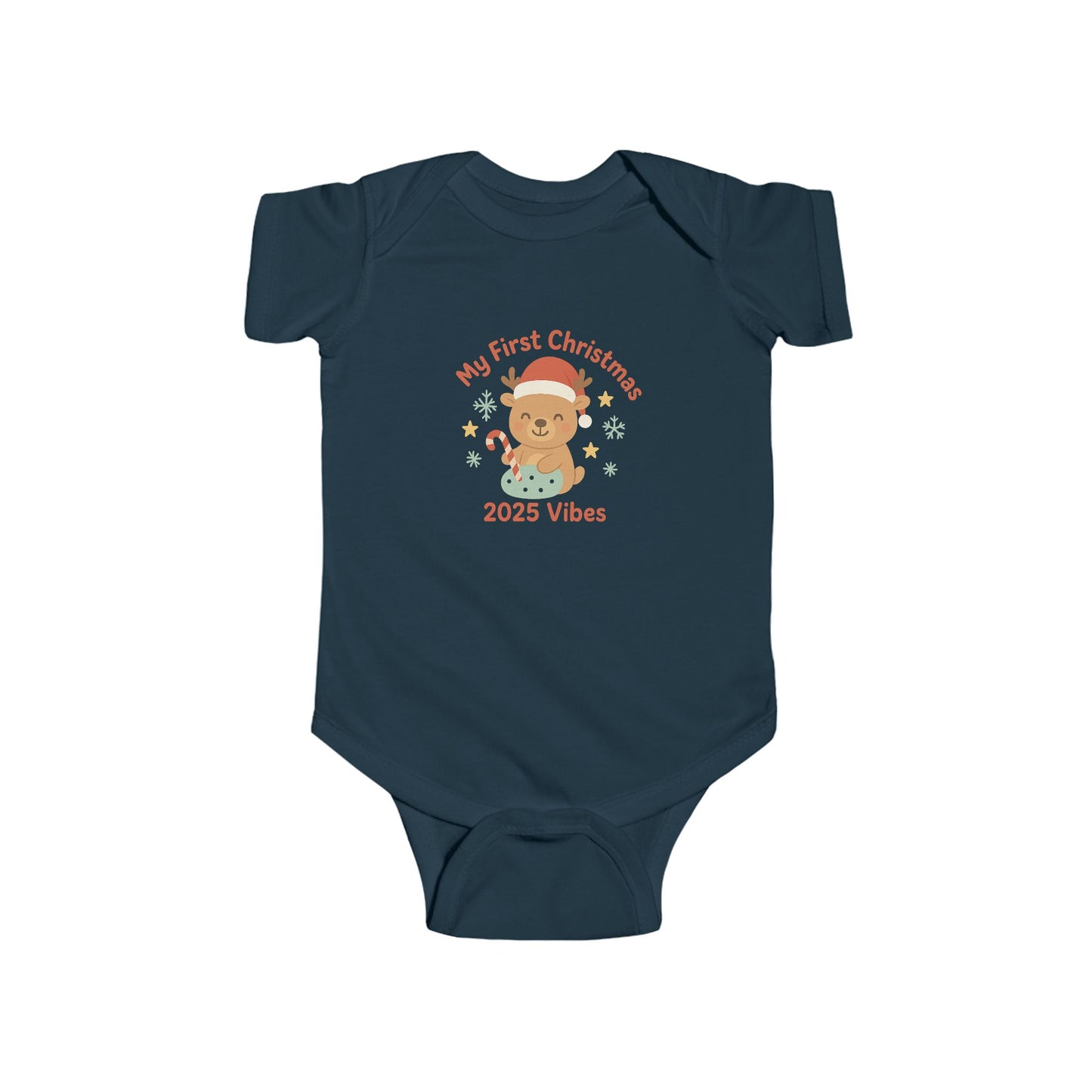 My First Christmas 2025 Vibes Baby Bodysuit
