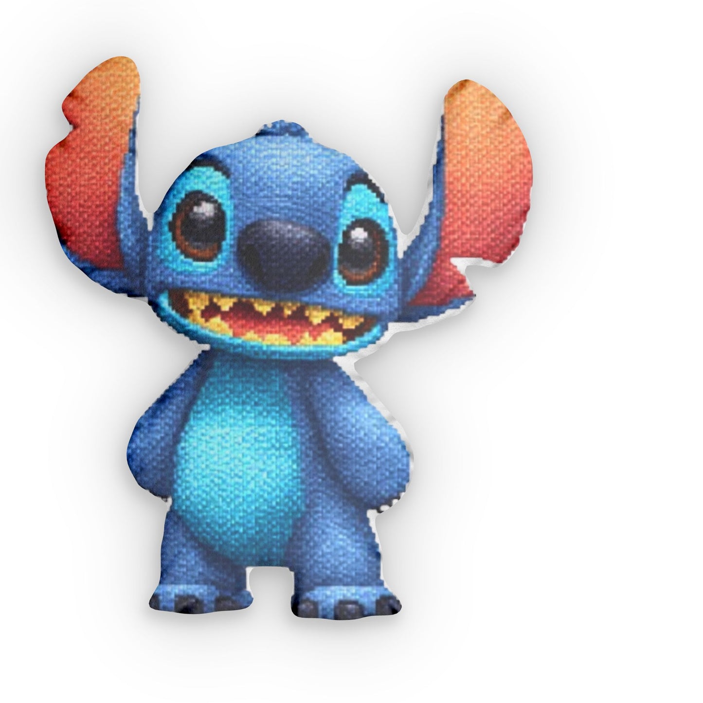 Cute Blue Character Shaped Pillow — Kids Plush Decorative Cushion for christmas