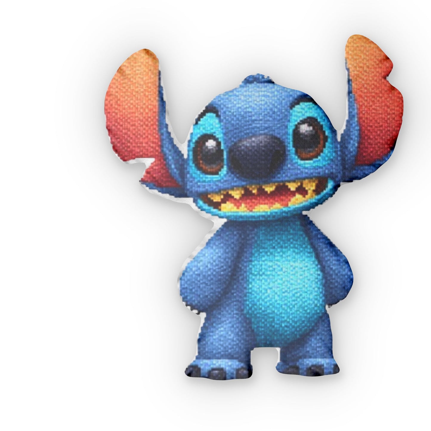 Cute Blue Character Shaped Pillow — Kids Plush Decorative Cushion for christmas