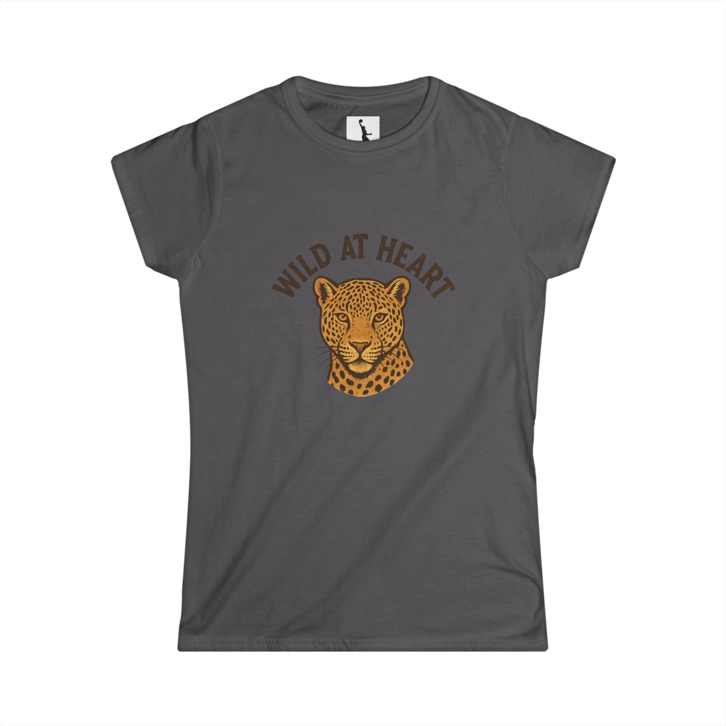 Wild at Heart Leopard Tee — Women’s Graphic T‑Shirt